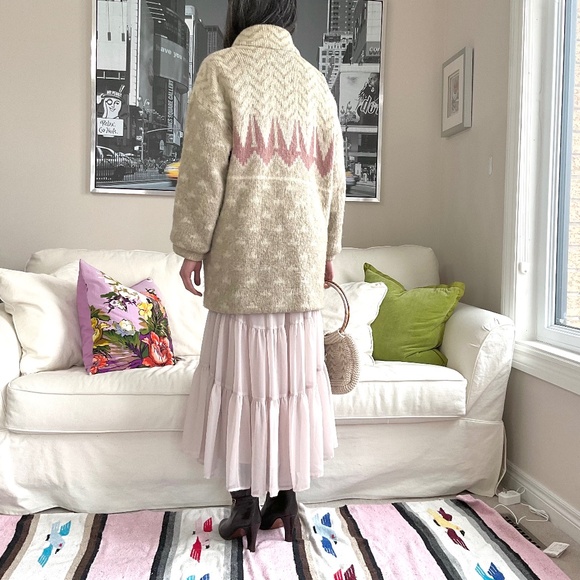 Vintage wool knit jacket - Picture 5 of 16